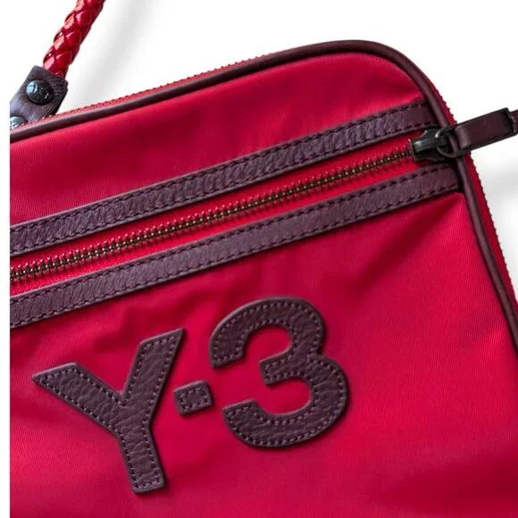 Y-3 YOHJI YAMAMOTO スリングバッグ ワインレッド Y 3 by Yohji Yamamoto retro cyber Y2K nylon red cross body